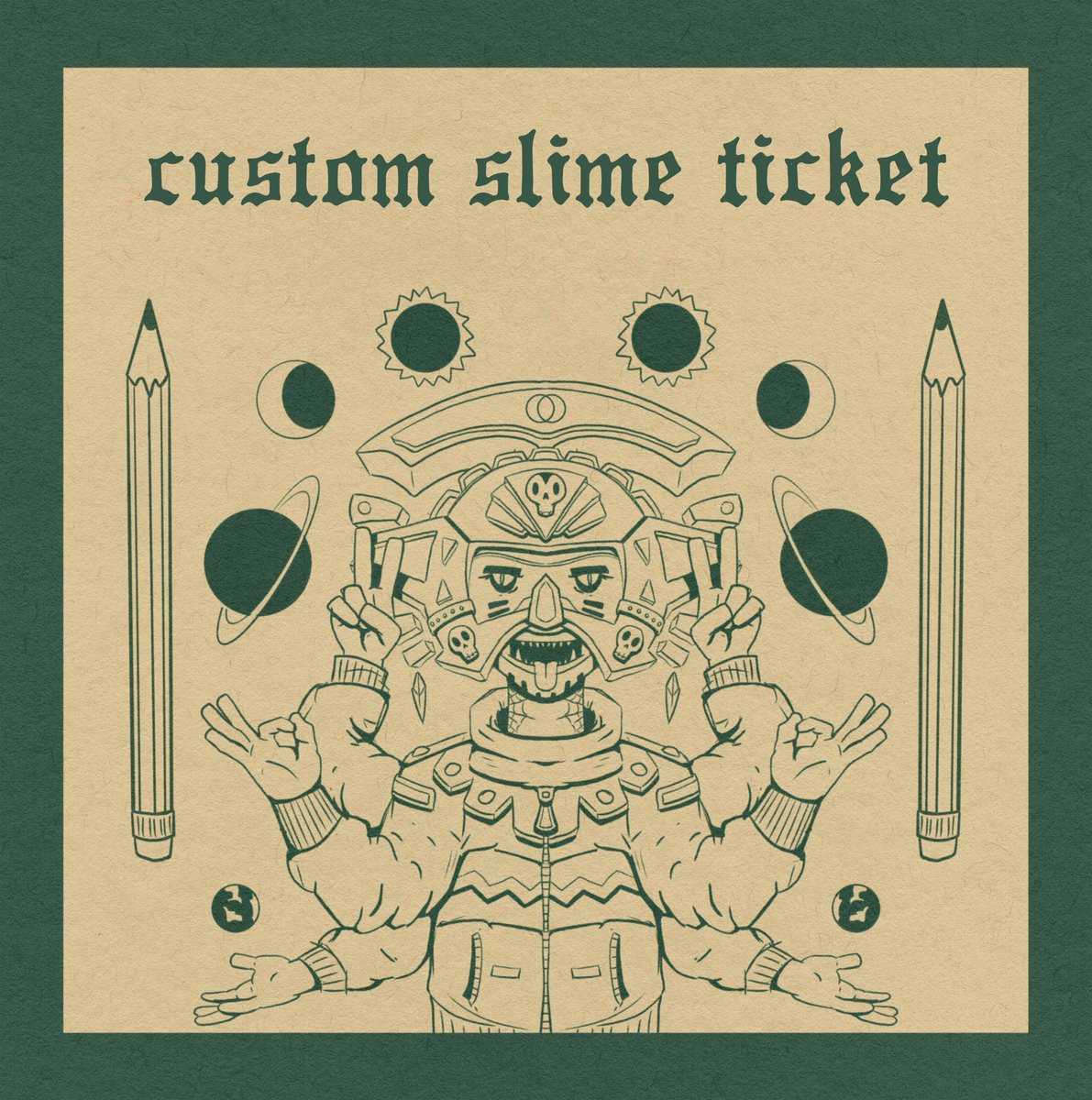 DSCVR1's tweet photo. DSCVR's Artist of the Day is @SCUMSOL 

From being one of the key artists at DeadGods to heading up his own 1:1 PFP collection Slimes, Scum’s work blends 🔥character design with mythology inspired by vibrant Xicano history.