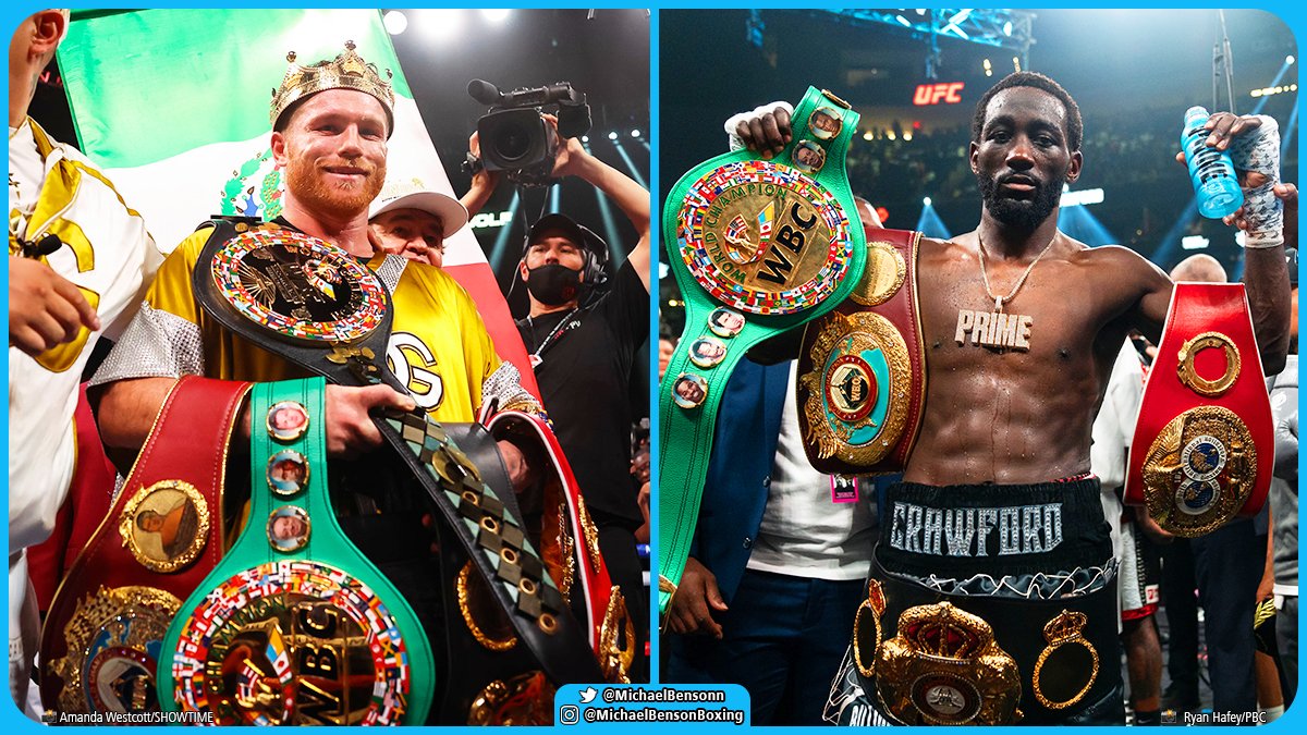 ringmagazine's tweet image. ‼️ Terence Crawford has now welcomed a potential mega fight vs Canelo Alvarez, if it were to take place at a 158lbs catchweight. [@BreakfastClubAM]