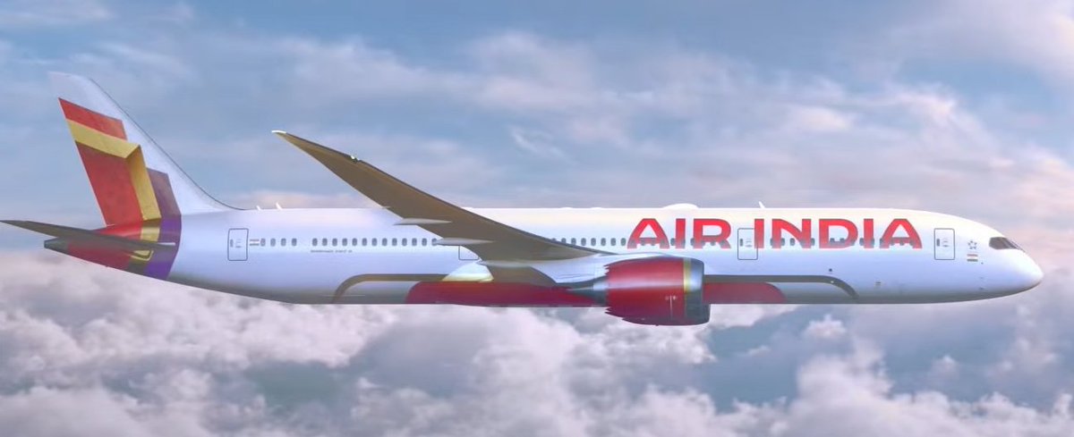 The new livery of Air India <a href="/airindia/">Air India</a>  <a href="/htTweets/">Hindustan Times</a>