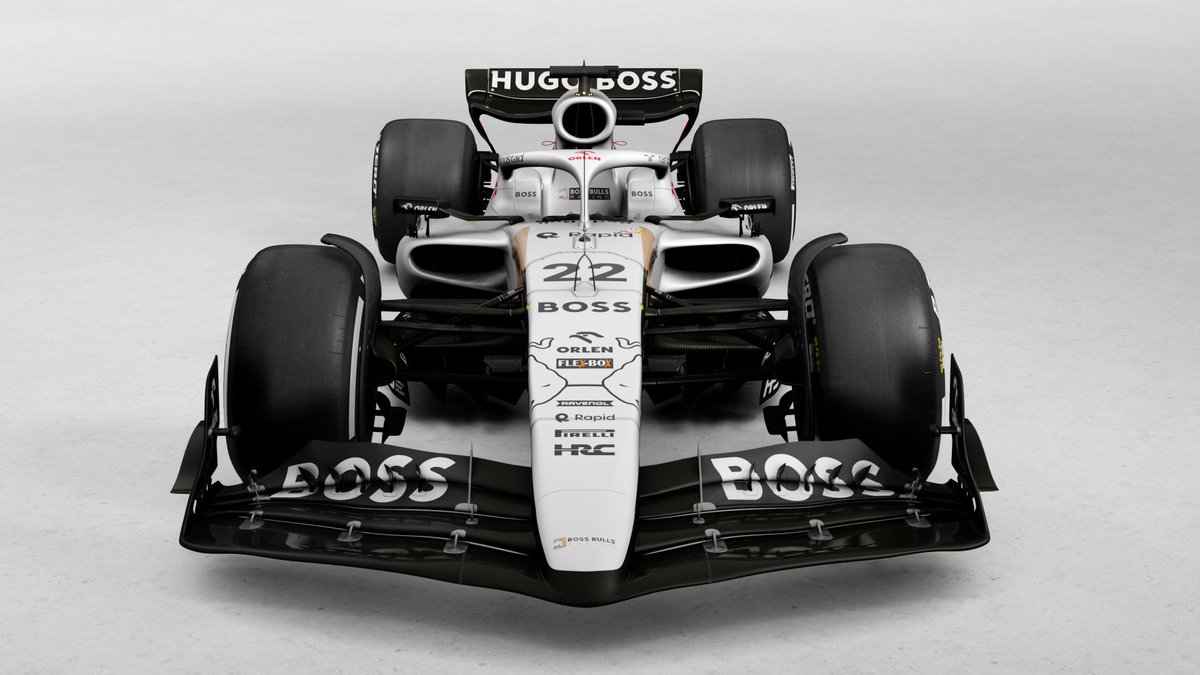 SirQwert's tweet photo. 2024 Boss Bulls Formula 1 Concept

Inspired by Boss clothing and sportswear, the livery is made up from clear lines and clean shapes. Looking both sporty and elegant. https://t.co/8sNv67kFxv