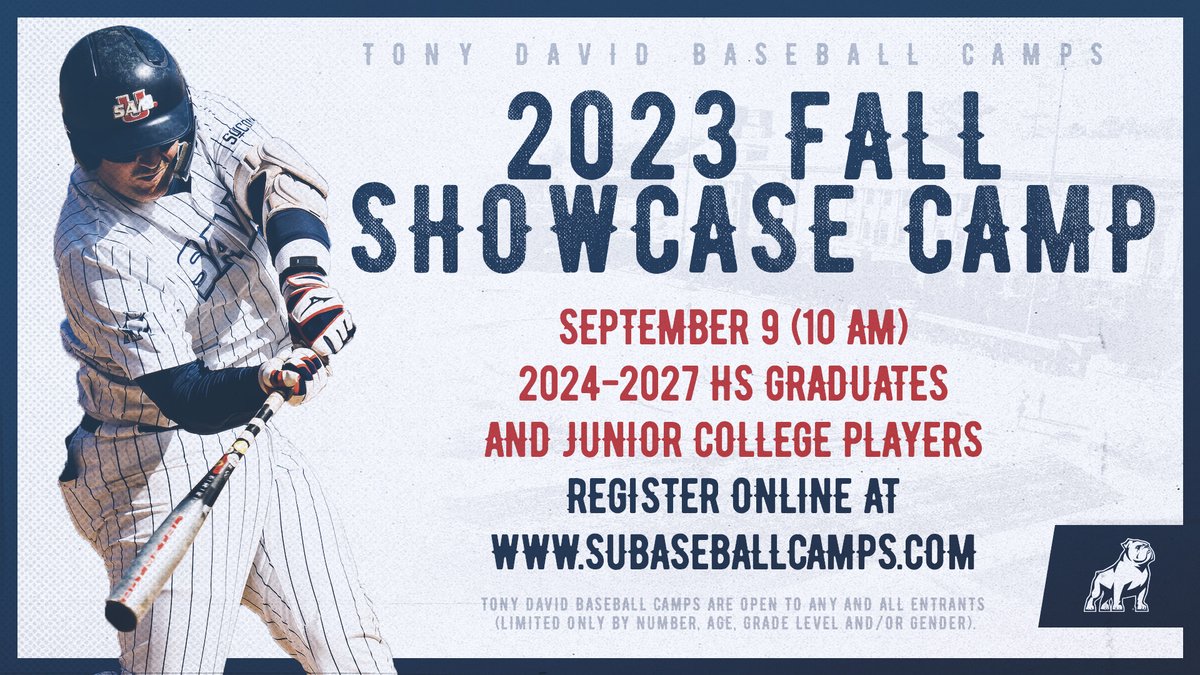 Just under one month out from our first fall showcase camp of the year! Grab your spot at the link 👇

🔗 bit.ly/3Brfs1k

#SetTheStandard 
#AllForSAMford