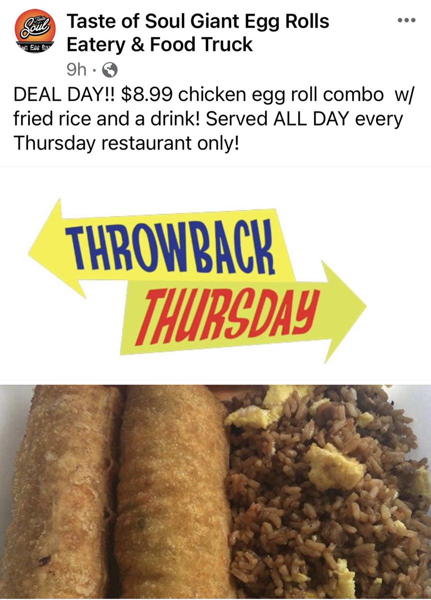 Taste of Soul Giant Egg Rolls (@eggrollicious) on Twitter photo 