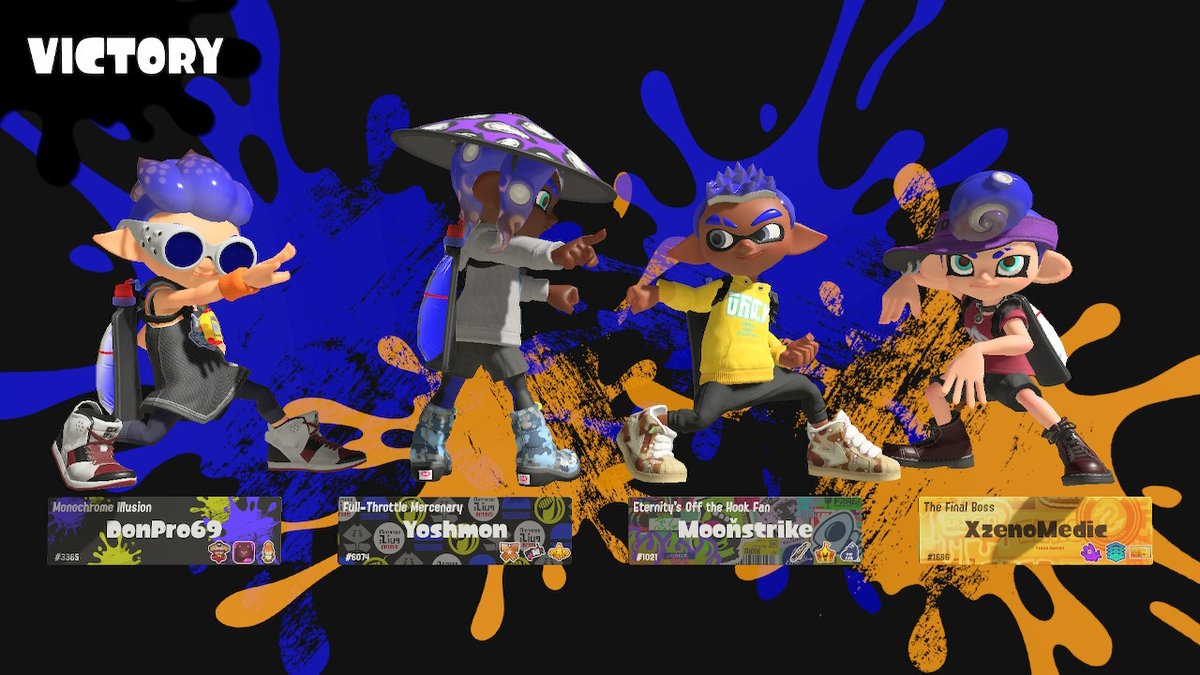 YoshmonSP's tweet photo. Your daily reminder to fistbump your buddy #Splatoon3 #NintendoSwitch https://t.co/MfjSRJdU1E