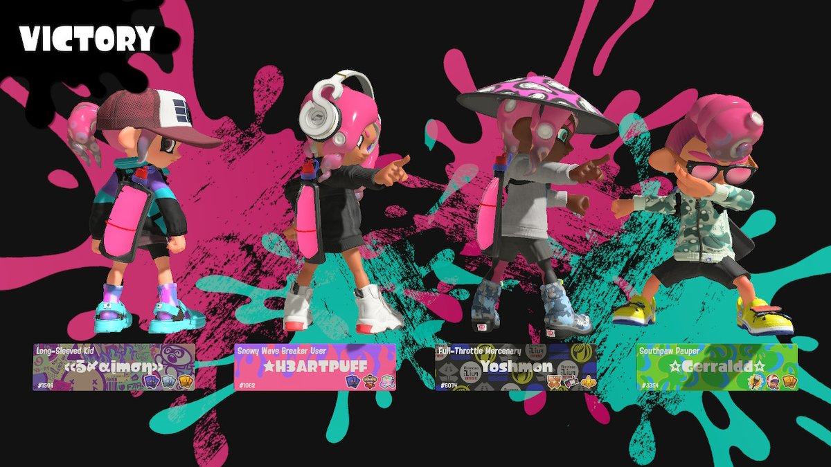 YoshmonSP's tweet photo. Your daily reminder to fistbump your buddy #Splatoon3 #NintendoSwitch https://t.co/MfjSRJdU1E