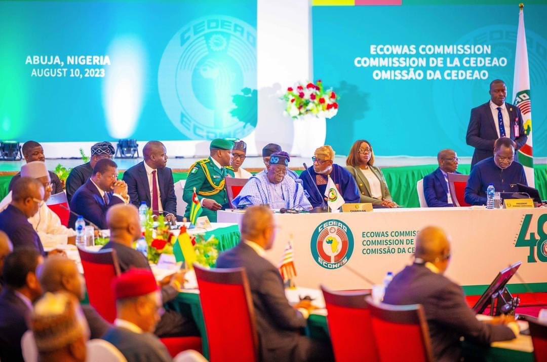 Opetuyii's tweet photo. President @officialABAT at the opening ceremony of the 2nd Extra-Ordinary Summit on the Socio-Political Situation in the Republic of Niger. Summit was attended by Presidents of Guinea Bissau, Senegal, Cote 'd' Ivoire, Ghana, Benin, Sierra Leone and Togo. 
10th August, 2023 https://t.co/7TAW8Z4XO7