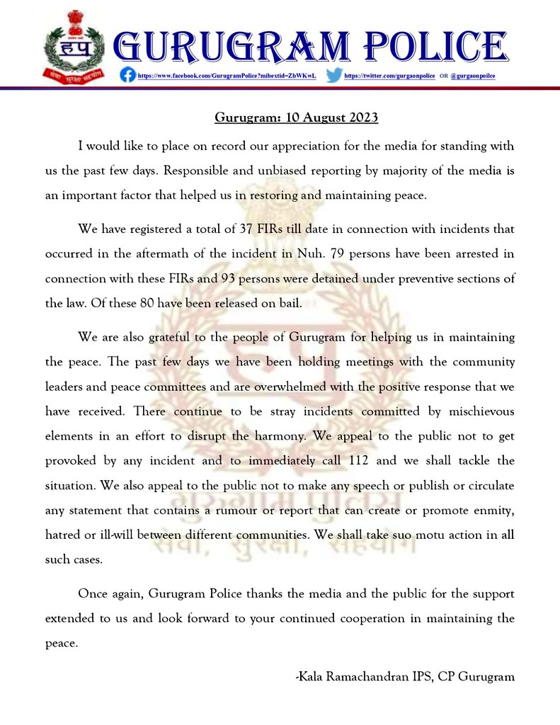 gurgaonpolice's tweet photo. https://t.co/TDaDBpvbCx