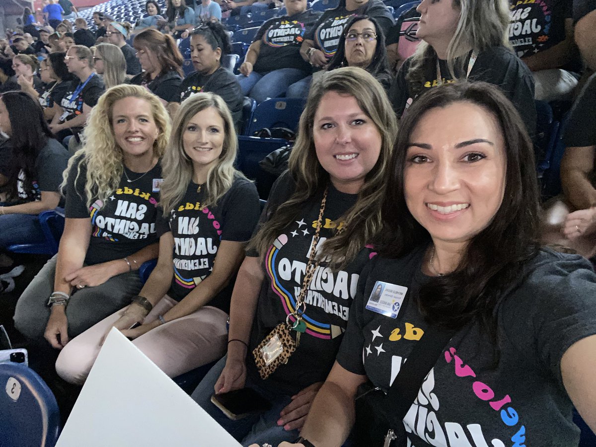 San Jacinto took 1st place with our Rockstar teacher Mr. Adkins representing us! Convocation was powerful and we are ready to get rocking and rolling! <a href="/SanAngeloISD/">San Angelo ISD</a> #ourpeoplemakethedifference