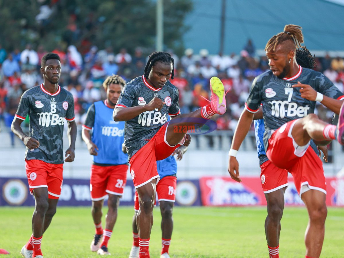 azamtvtz's tweet photo. SIMBA vs SINGIDA:  'warm-up'.

Mechi ni saa 1:00 usiku LIVE #AzamSports1HD 

 #NgaoYaJamii2023 #NgaoYaJamii #CommunityShield #CommunityShield2023  #Tanga2023  #MitoNiMaishaYetu #10DaimaDamdam #SimbaSC #SingidaFountainGate #SimbaSingidaFG #SimbaVsSingida https://t.co/xHNhRyZP2p