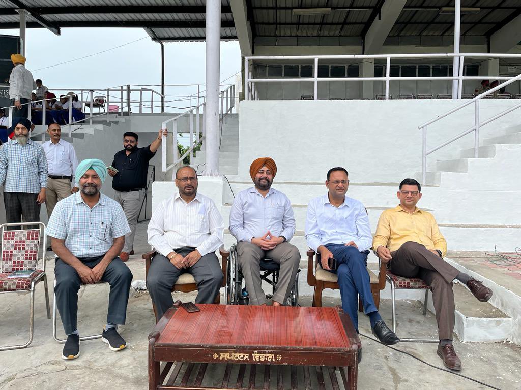 apssomal's tweet image. Reviewing preparations for Independence Day 2023 at #rupnagar