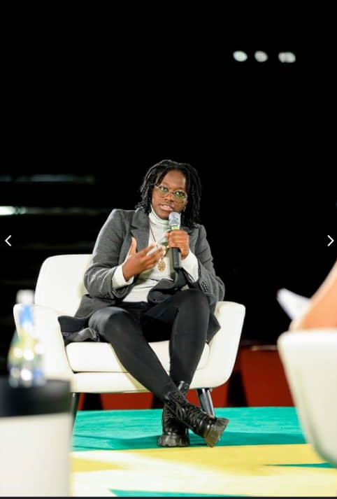 Children4peaceC's tweet photo. Divina, during the plenary session of Women Deliver 2023 conference in Kigali, shared Children for Peace experience on the mainstreaming of girls in peacebuilding processes https://t.co/Y3M5kUDbBS