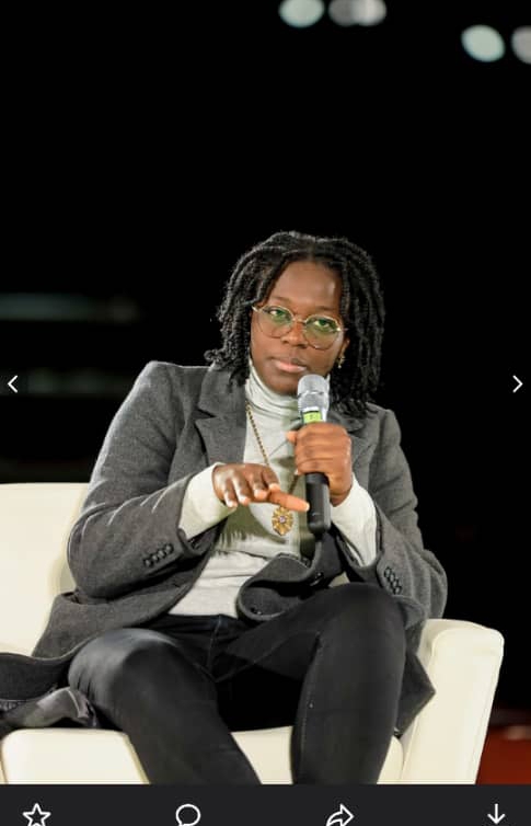 Children4peaceC's tweet photo. Divina, during the plenary session of Women Deliver 2023 conference in Kigali, shared Children for Peace experience on the mainstreaming of girls in peacebuilding processes https://t.co/Y3M5kUDbBS