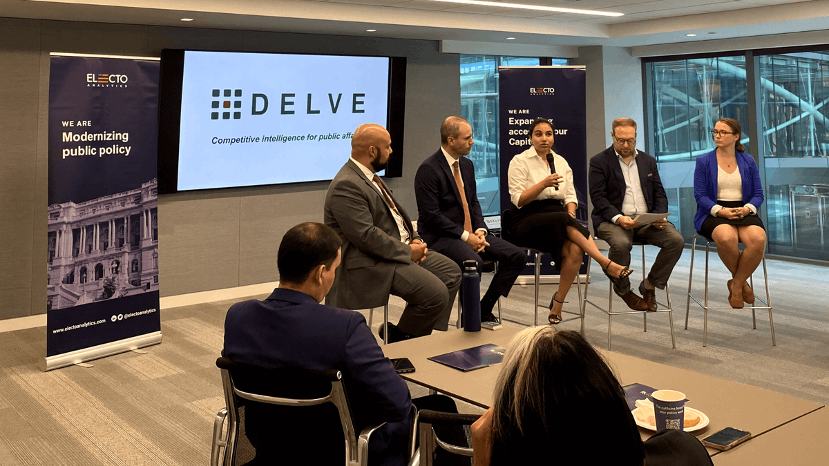 ElectoAnalytics's tweet image. Last month, @ElectoAnalytics in partnership with @DelveDC hosted a breakfast roundtable discussion on the future of #AI Regulation. 

Our co-founder, @SorayaBagheri was joined by Marc Cevasco, Chief of Staff for Representative @tedlieu, Joel Burke, AI Fellow for @SenatorRounds,…