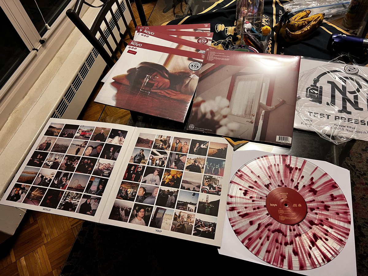 Yo we got our copies of our debut LP “Would You Miss It?”. Shit drops on @purenoiserecs September 29th. First press is over halfway sold out. Get a copy now before it’s legit too late. BUY HERE: linktr.ee/koyolihc