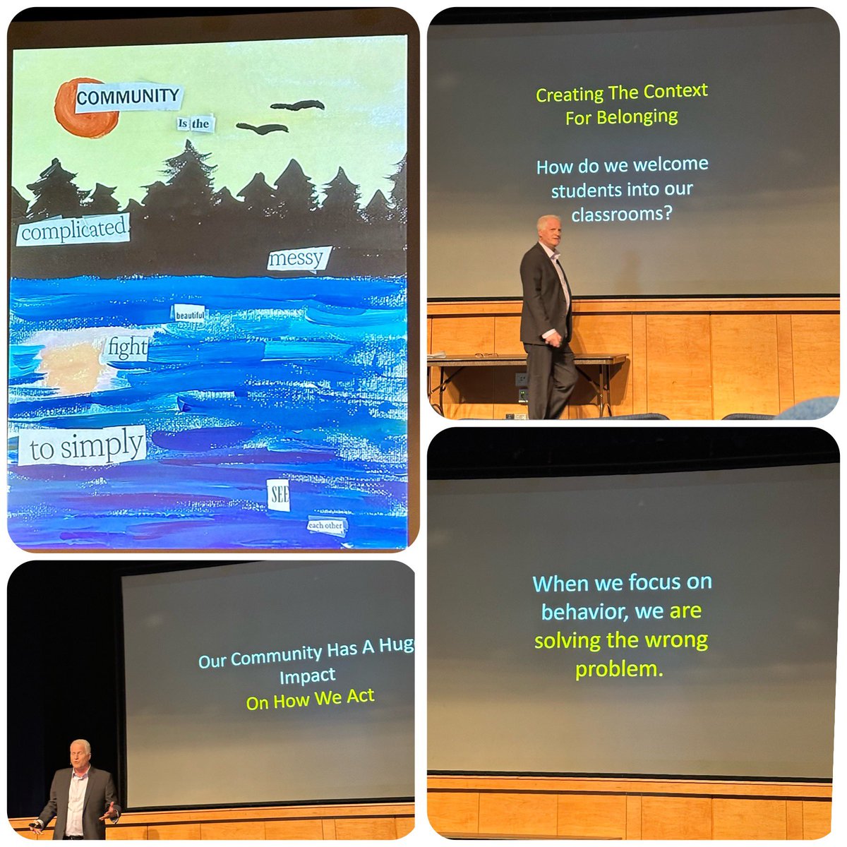DerrickSwistak's tweet image. Such a powerful and inspiring keynote from @DrDougBolton at our @Maine_207 opening. #belonging