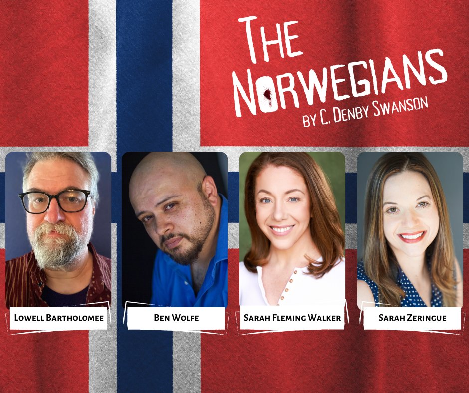 Austin Playhouse is thrilled to announce the cast of the 2023-2024 Season opener: THE NORWEGIANS by C. Denby Swanson! 🇳🇴

Directed by Lara Toner Haddock and featuring Acting Company Members Lowell Bartholomee, Ben Wolfe, Sarah Fleming Walker, and Sarah Zeringue - opens Sept 22!