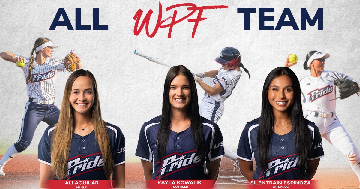 A huge congrats to Ali Aguilar, Kayla Kowalik, and SilentRain Espinoza for being selected to the All WPF Team this season👏🏻🥳

Now let’s go get that win today 😤🫡