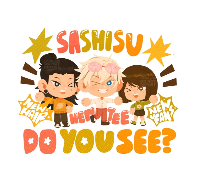 silly sashisu drawings because i miss them :(