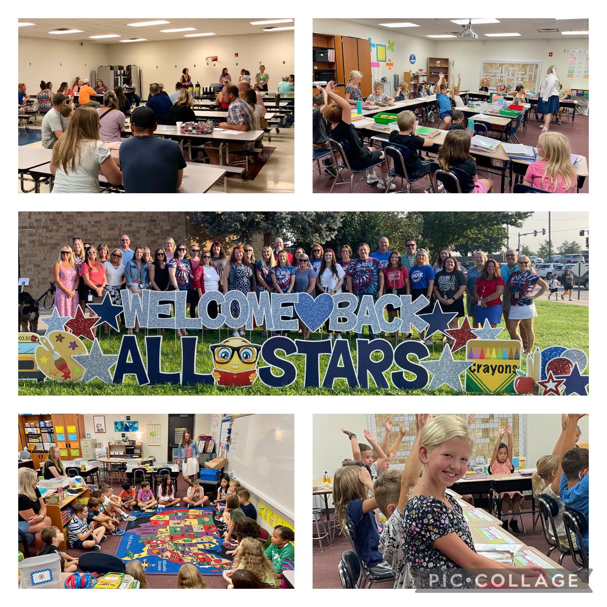 What a great start to the day!!  Boo-Hoo Breakfast, a staff picture and some classroom happenings are pictured below.  The 1st day is filled with exciting things happening! #Proud2bMPS <a href="/MPSElemEd/">MPS Elem Ed</a> <a href="/MillardPS/">Millard Public Schools</a>