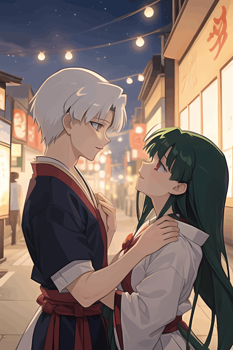 Harindu522's tweet image. Inuyasha &amp;amp; Kagome's love story unfolds. ❤️ 

#AIイラスト #AIart #AIイラスト好きさんと繋がりたい #AIArtworks #フリーアイコン #AIart #AIcommunity #AIイラスト #anime #animegirl #StableDiffusion #Love