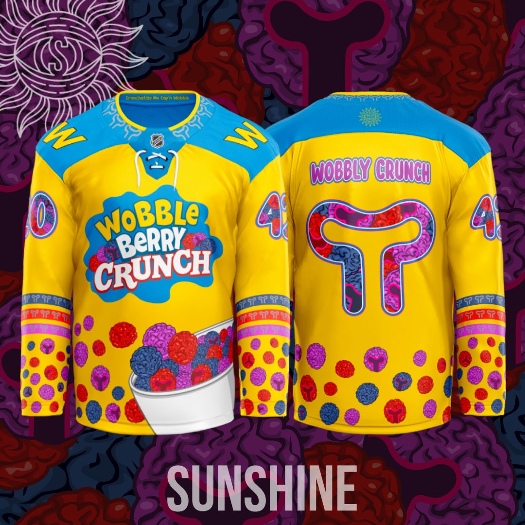 Retweet this post + follow us for a chance to win an LE60 WOBBLE BERRY CRUNCH HOCKEY JERSEY! 
🌱🧠🥣☀️

sunshineattire.com/products/wobbl…