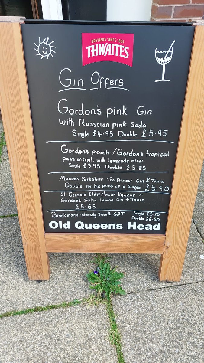 Plenty of great gin offers to enjoy in the sun outside (or in the shade inside)

Plus remember open 11am Saturday for the footy!