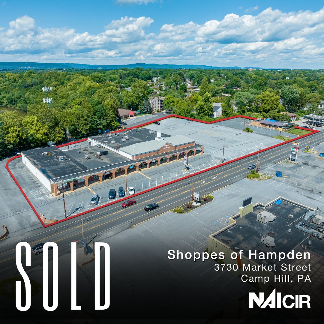 NAICIR's tweet image. The Shoppes of Hampden retail center has been sold to a local investor. Craig Rahn and Christopher Wilsbach facilitated this off-market transaction.

#shoppesofhampden #camphill #retailcenter #sold #donedeal #centralpa #naicir #nai