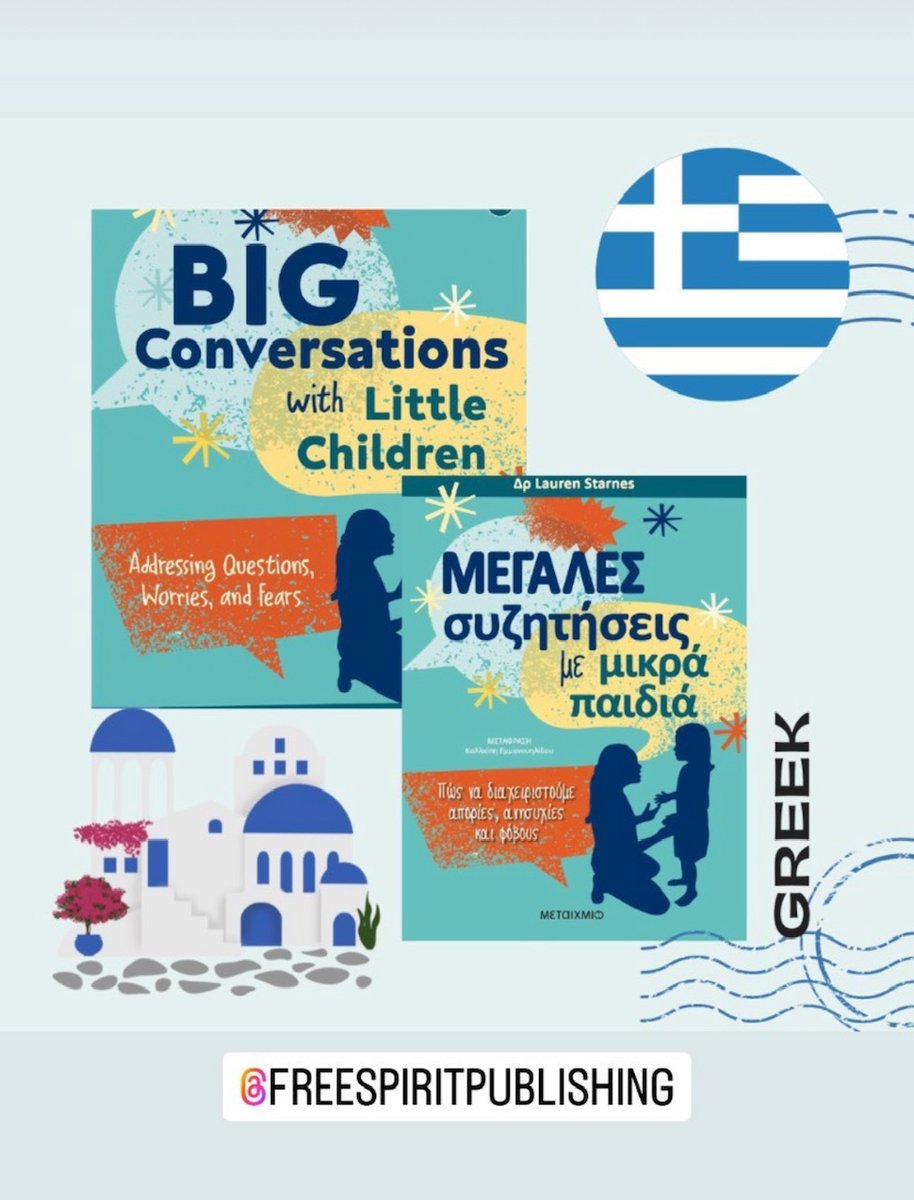 DropCap Inc (@dropcap) on Twitter photo Presenting Big Conversations with Little Children from our friends at <a href="/FreeSpiritBooks/">Free Spirit Publishing</a> ... in Greek! #translationrights #internationalrights Presenting Big Conversations with Little Children from our friends at <a href="/FreeSpiritBooks/">Free Spirit Publishing</a> ... in Greek! #translationrights #internationalrights