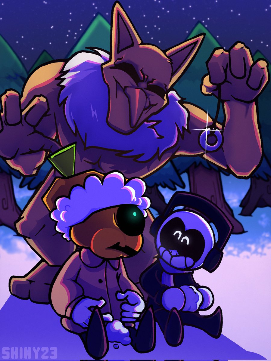 ShinySann23's tweet photo. It's finally done...
Fanart for the @fnfhlnewvictims mod!

(Special thanks to my sister who helped me with the shading.)
#hypnoslullaby #spookymonth https://t.co/S0NyEWsalq