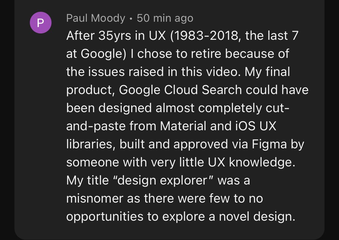 UX is dead. 

Paul sees that shift too. 

And so many are still in denial.