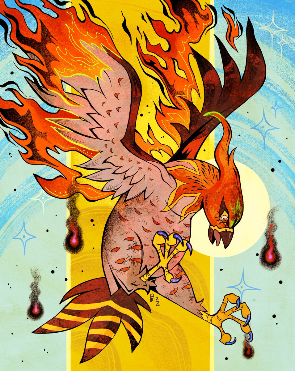 「Talonflame  #pokemon」|Dominique Ramsey𓃞のイラスト