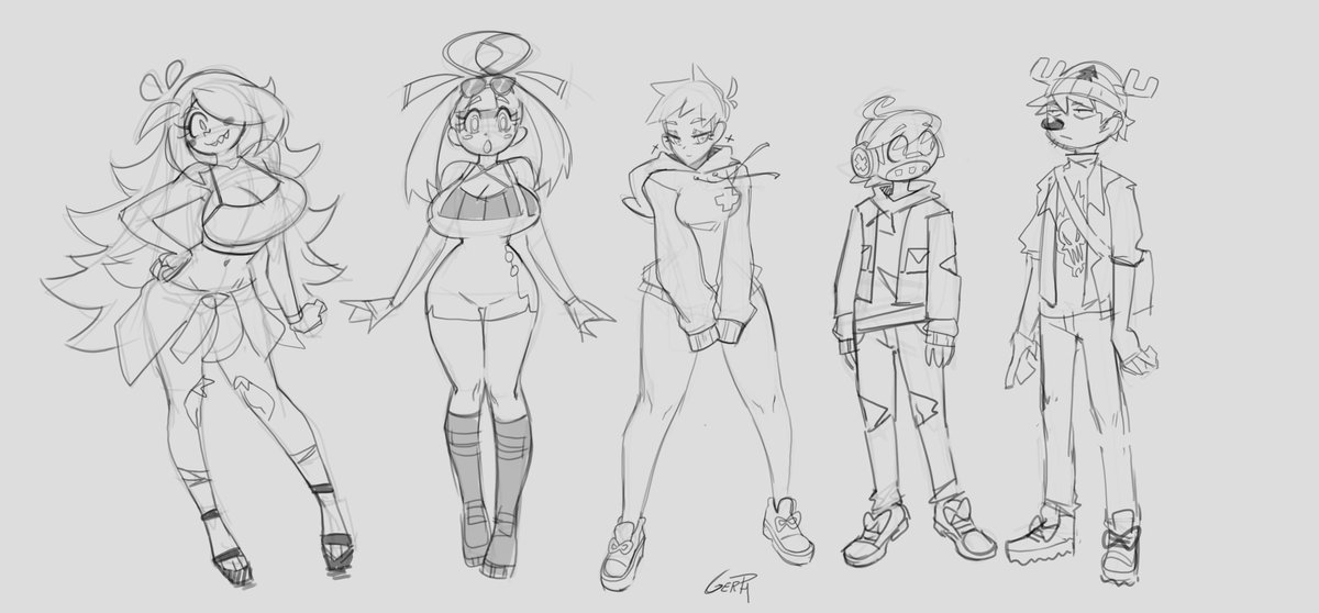 gerph_art's tweet photo. Outfits https://t.co/5A4WS7sAmw