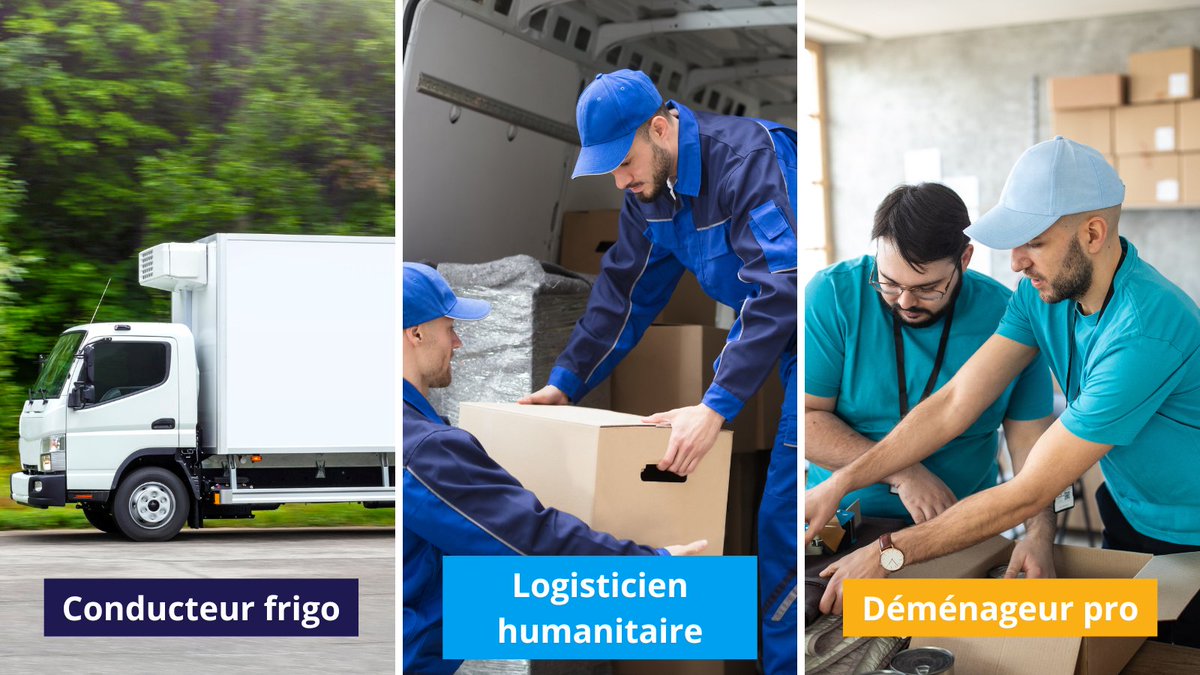 #Métiers - Pour la rentrée, 3 nouveaux films métiers AFT Transport &amp; Logistique verront le jour ! 📺 Découvrez les trois nouveaux métiers représentés 👇
32 films métiers sont disponibles sur notre chaîne Youtube. Pour les visionner, cliquez ici : rebrand.ly/m7dv4ed