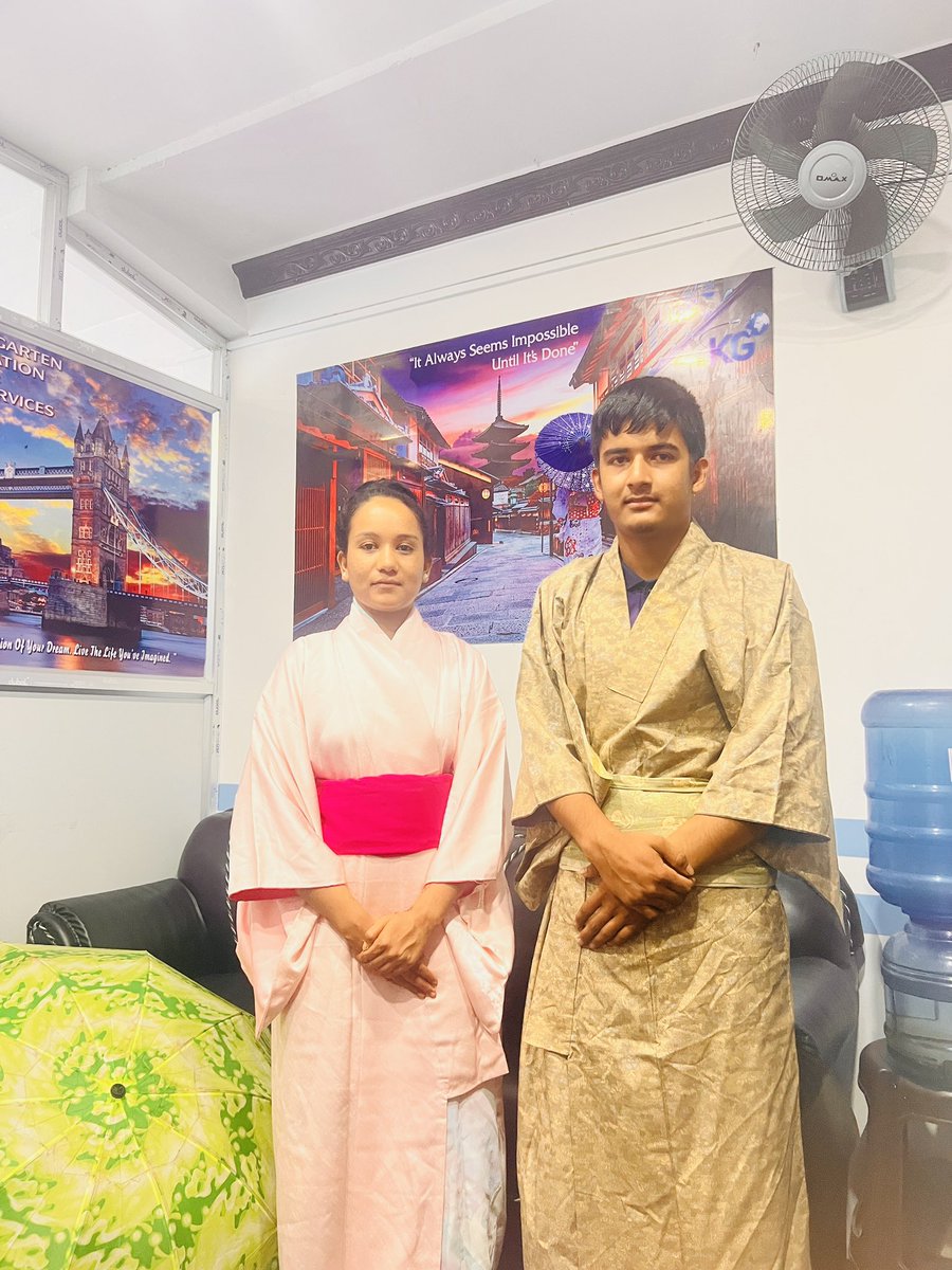 kgeduconsultant's tweet image. Students are trying to experience Japanese culture in KG
#studyinjapan
#japaneseculture
#JapaneseLanguageLearning
#KG
