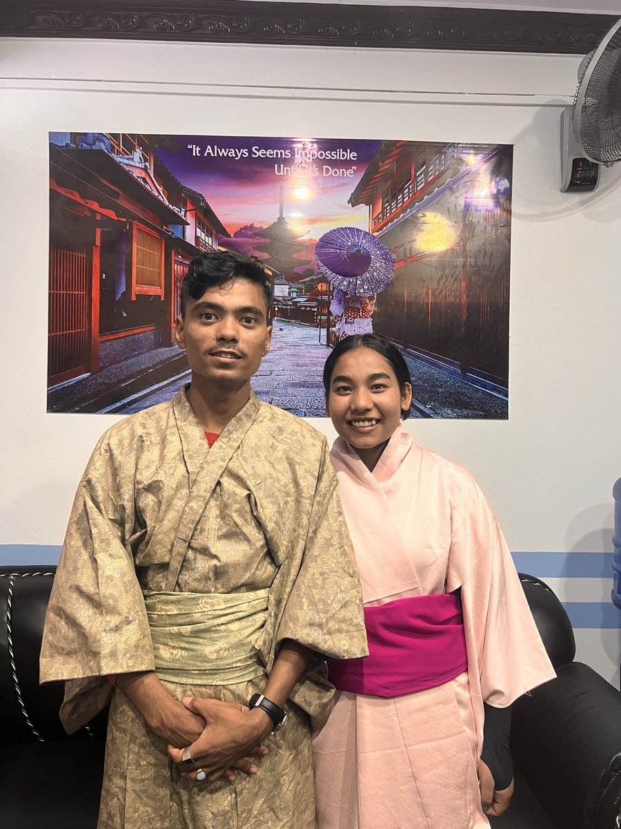 kgeduconsultant's tweet image. Students are trying to experience Japanese culture in KG
#studyinjapan
#japaneseculture
#JapaneseLanguageLearning
#KG