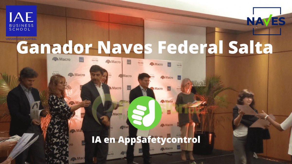 🎉¡Ganamos Naves Federal Salta 2023! 🏆
La primera vez que nos presentamos en Naves fue en el año 2016 y no quedamos seleccionados, pero hoy Dios nos regala la oportunidad de estar entre los ganadores.
Tengan Fe y dejen que se cumpla la voluntad de Dios🌟 safetynova.com/blog/impulsand…