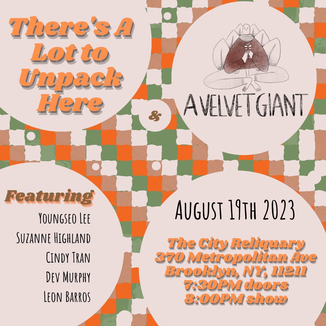 we’re so excited to partner with <a href="/PoetrySocietyNY/">Poetry Society of NY</a> for a collab poetry talk show on 8/19 at @cityreliquary 🌿 our contributors will be sharing their writing &amp; unpacking it on stage! See ya’ll there 💚 RSVP tinyurl.com/4nantfez