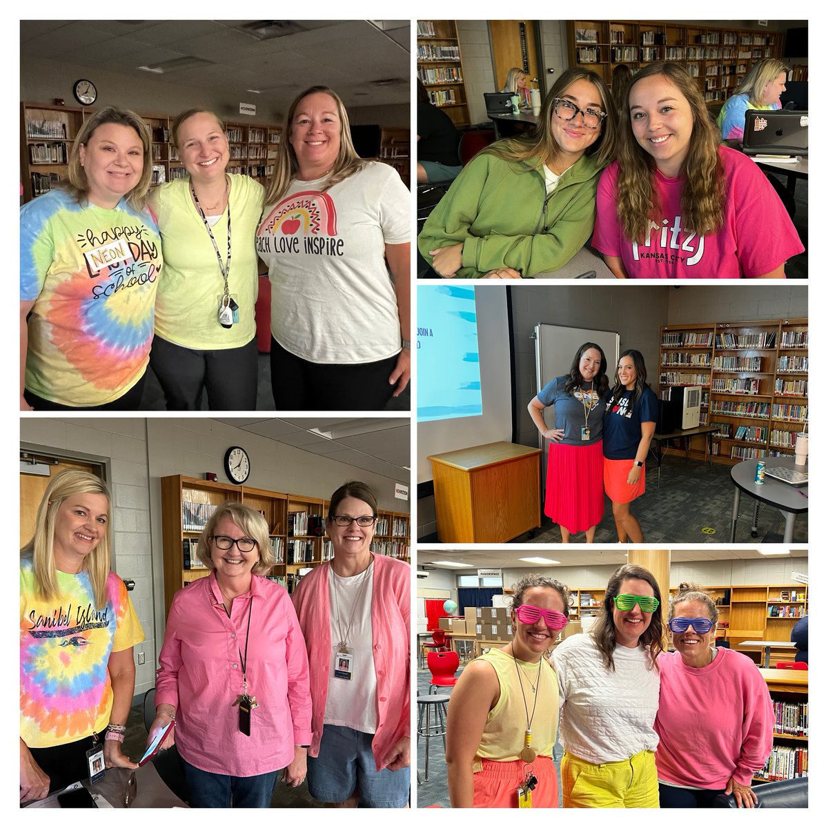 MsBean512's tweet photo. The neon was so bight at OPC today that we didn't even need to turn on the lights during our morning learning 🤩 #teamOPC #oneshawneemission @MrsBennett512 https://t.co/EqiAEAaPK1