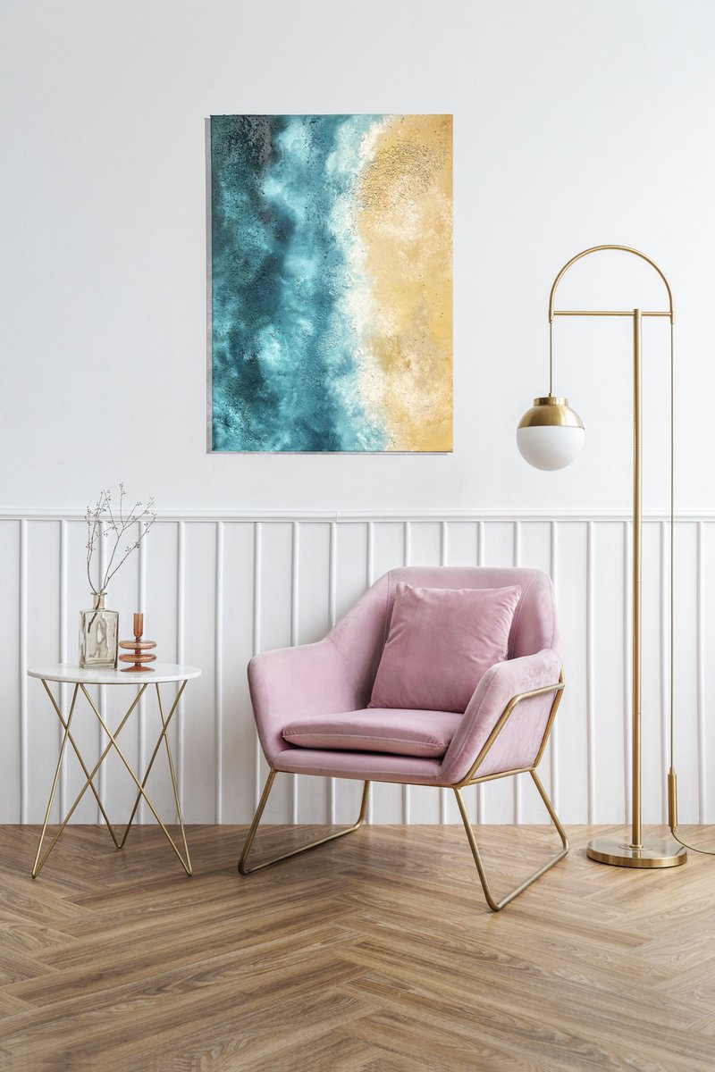 📣 !SORTEO! 🍋

Después del éxito del anterior sorteo aquí os traigo uno nuevo con toda la ilusión del mundo! Titulado: 🌊Madre océano. 

Es un lienzo pintado con óleos y texturizado con materiales orgánicos. Medidas 50x70cm. Pieza única.  También me encargaré de pagar los gastos