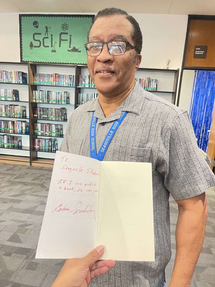Seagoville High School (@shsdragonsdisd) on Twitter photo We are so proud of Mr. Saulsberry on becoming a PUBLISHED AUTHOR! “If I can publish a book, so can you.” 💙
<a href="/dallasschools/">Dallas ISD</a> @DISDSoutheast We are so proud of Mr. Saulsberry on becoming a PUBLISHED AUTHOR! “If I can publish a book, so can you.” 💙
<a href="/dallasschools/">Dallas ISD</a> @DISDSoutheast