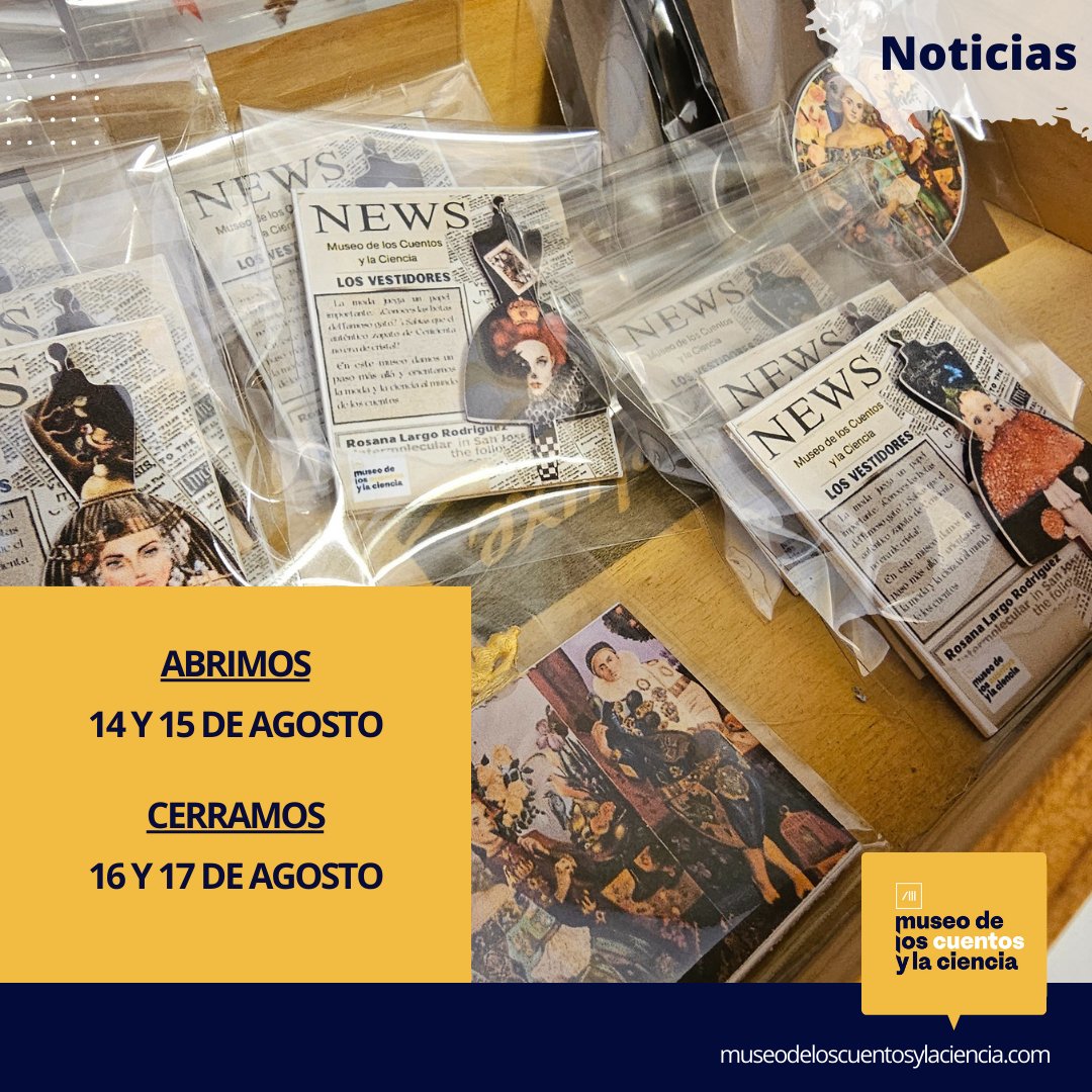 #VenAVivirLaMagia 💛

🅰🅱🆁🅸🅼🅾🆂

Lunes 14 de agosto
Martes 15 de agosto

🅲🅴🆁🆁🅰🅼🅾🆂

Miércoles 16 de agosto
Jueves 17 de agosto

Con el fin de aprovechar las fechas de  #fiestas de este próximo puente, abriremos nuestras puertas estos días.

#VenAVivirLaMagia💛