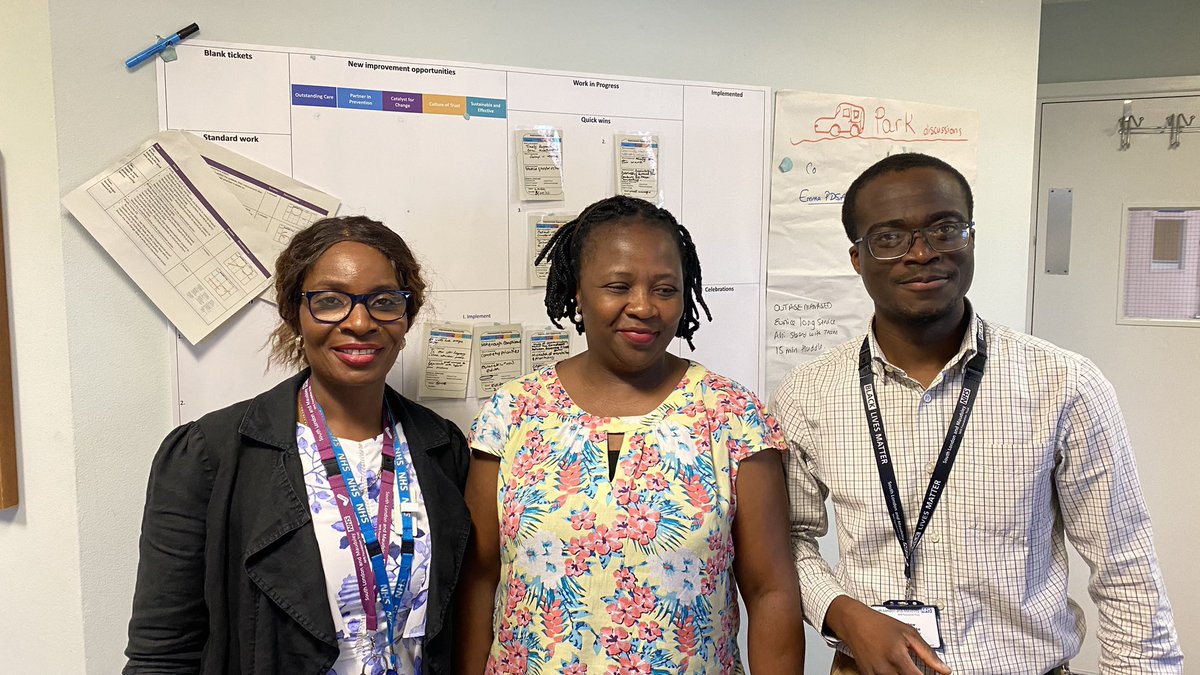 Welcoming our new matron Abbi to the complaints huddle.