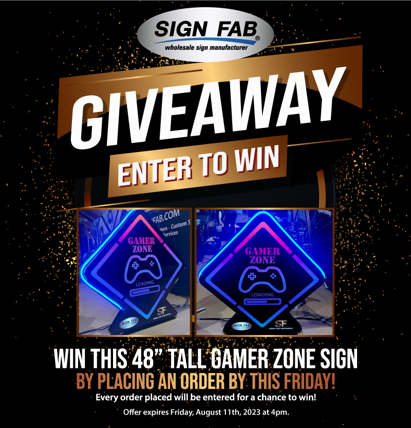 SignFabInc's tweet photo. Win this sign! 📷
All you need to do is place an order by tomorrow at 4pm to be entered to for a chance to win!
#wholesalesigns #signs #signage #TSSA #tristatesignexpo #channelletters #signwholesale #entertowin https://t.co/tK3JtWou78
