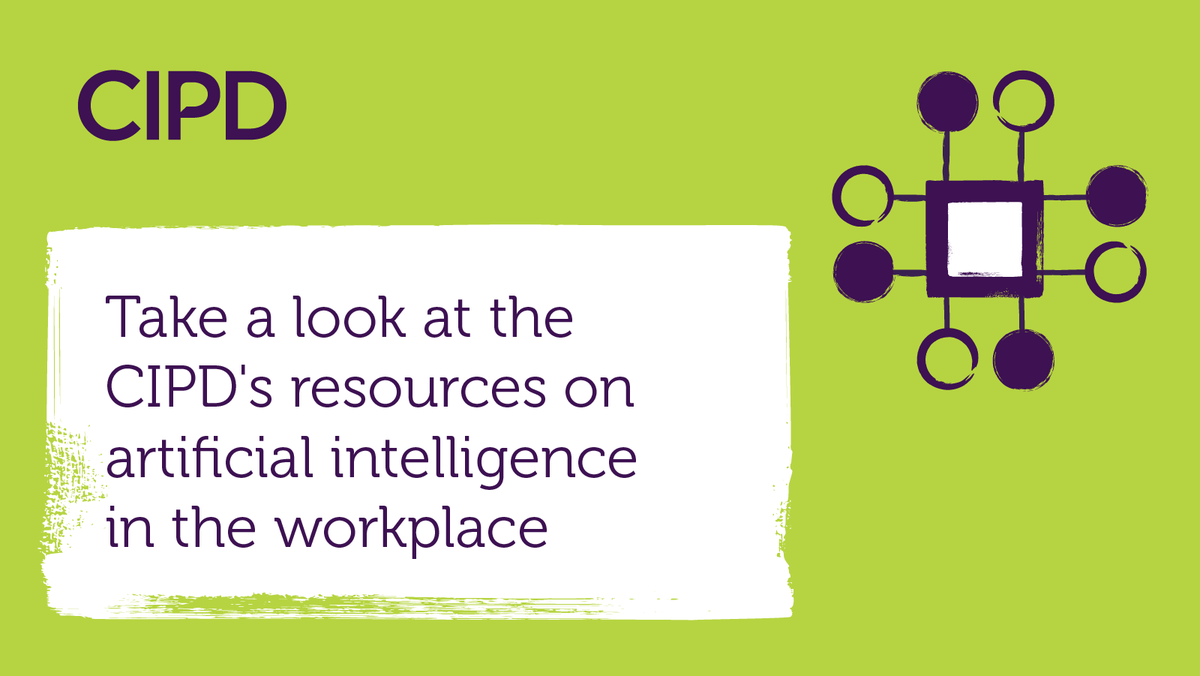 We have launched AI in the workplace, a new web page that combines the CIPD’s resources on artificial intelligence (AI) 🤖 We hope to provide support for people professionals and organisations as AI technology rapidly develops 🤝 Find out more ➡️ ow.ly/8tLn50PwFUG