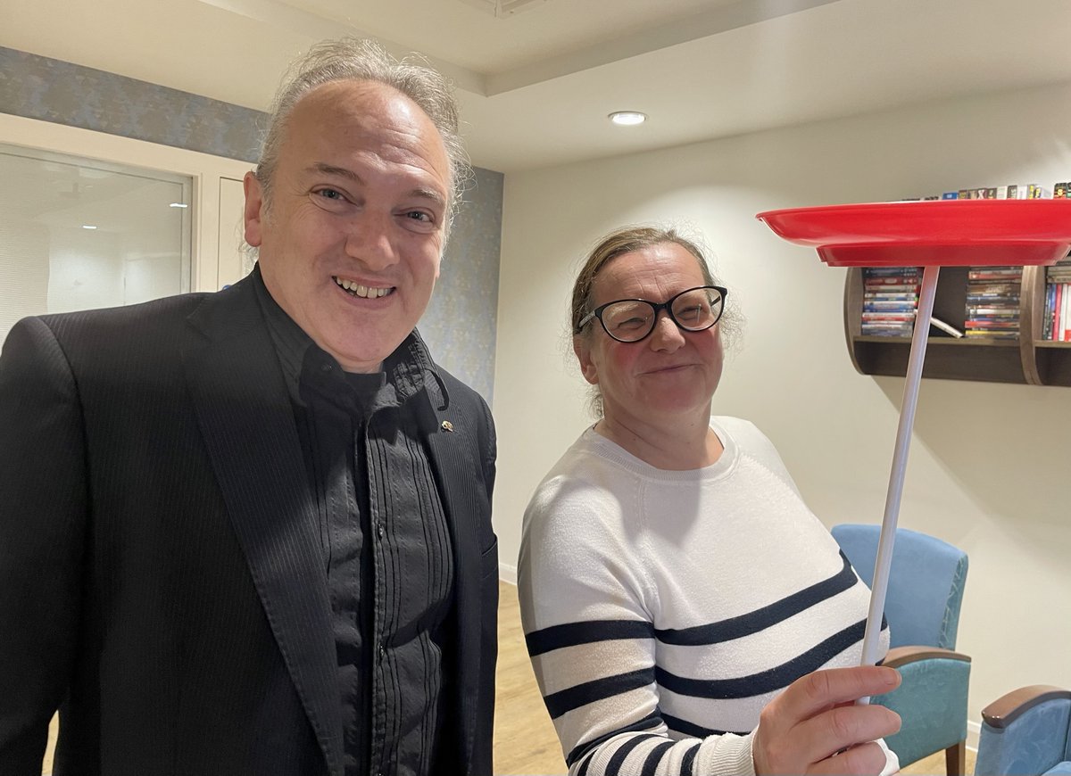 The lovely <a href="/VanBurenOrg/">Andrew Van Buren</a> <a href="/PhilipAstleypro/">Philip Astley Project</a> popped into Belong Newcastle-under-Lyme, yesterday, to share a fascinating talk with customers and visitors, entitled 'Philip Astley and Me' as part of celebrations for #NewcastleunderLyme's 850th Anniversary. 🎪🤹