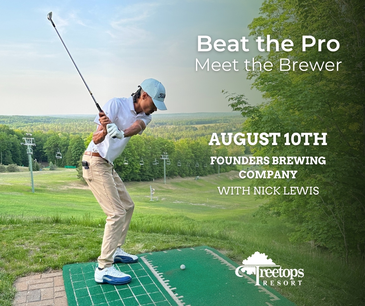 TreetopsMich's tweet image. Join us tonight for our Beat the Pro, Meet the Brewer night featuring @foundersbrewing! 🍺  We can't wait to see you from 7pm-9pm. ➡️ Have any questions? ➡️ Click here for more information: bit.ly/3YrhQyK
#treetopsresort #gaylordmi #beatthepro #meetthebrewer #founders...