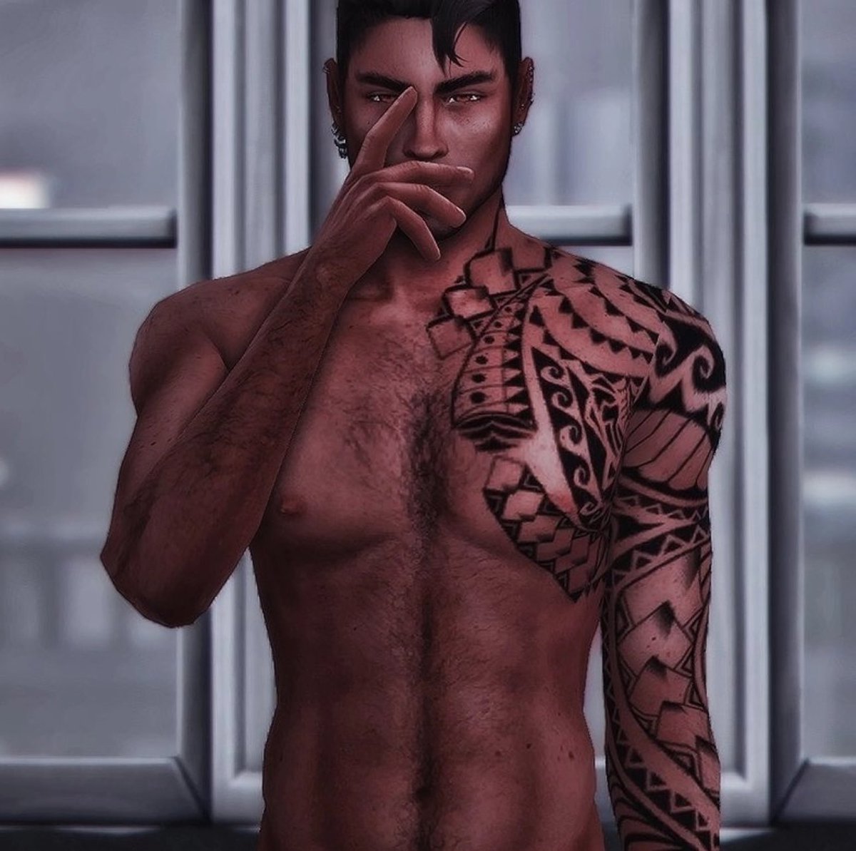SimsGrown's tweet image. Today's SIM OF THE DAY goes out to @bettssims for this stud muffin 😍! Isn’t he just gorgeous??? 🫶🏻♥️🔥! All these Sims making me want another tattoo!!! I am obsessing over this creator 💚🫶🏻!

Please visit their page, share &amp;amp; follow🤍! XOXO 💋 
- @sashakay907