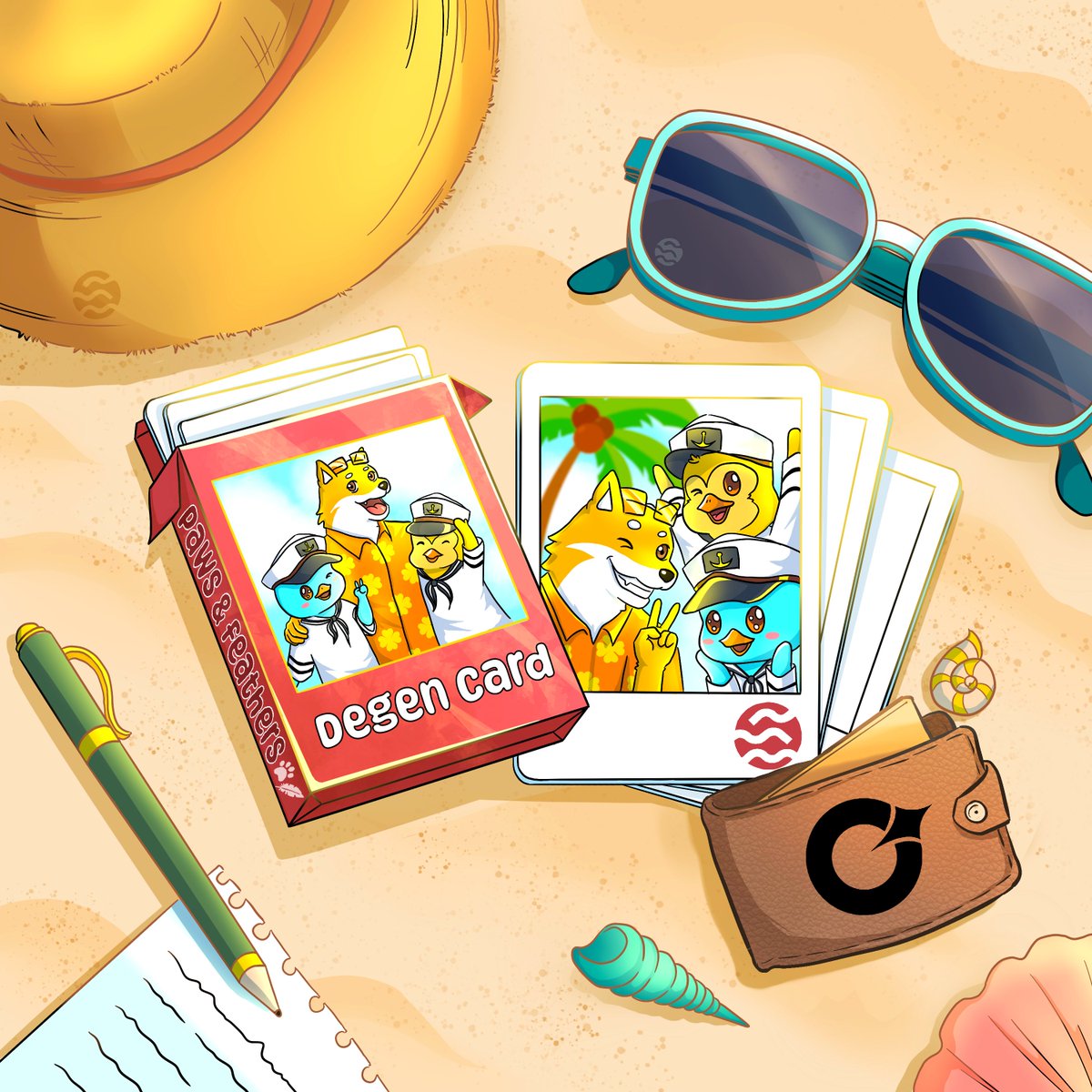 The Trio from <a href="/Paws_Feathers/">Paws & Feathers 🐾 🪶</a> have something special for the @Bril_Finance Community 🎁

🏆 5x DegenCard + 5 Bril WL

How to Win?
1️⃣ Like &amp; RT
2️⃣Comment Sei address 👇
3️⃣ Enter – atlas3.io/project/paws-a…