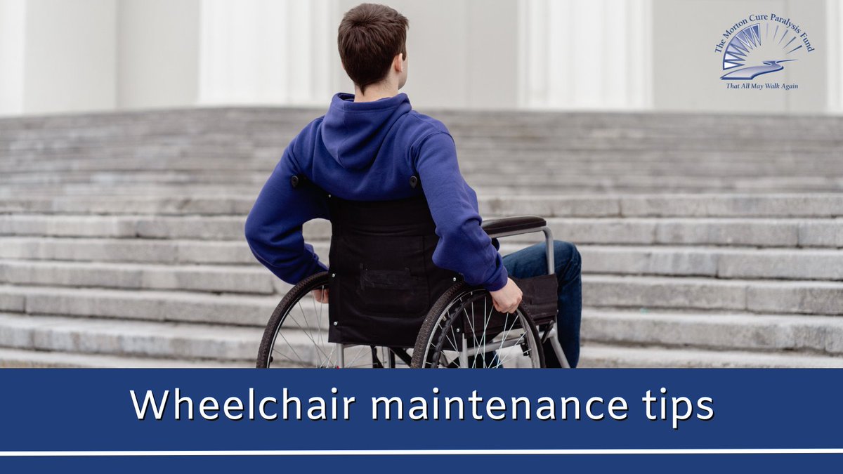 CureMorton's tweet image. Regular #upkeep can help ensure that your #wheelchair lasts for years to come. Keep it clean, check for loose bolts, check tire pressure, proper storage, and keep it away from water. Let's make sure our wheelchairs last for years to come! #MCPF