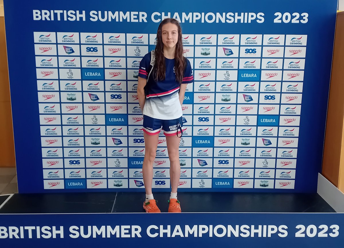 British &amp; English Nationals 2023 in Sheffield.
Poppy placed 7th in 400 free, 10th in 800 free (English) &amp; 14th in 1500 free (British). I'm super proud of her hard work and such a huge leap forward this season.