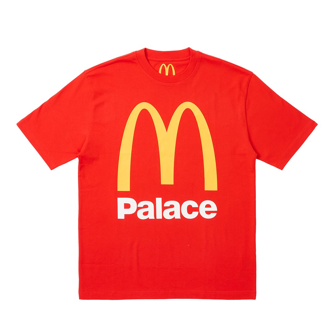 JustFreshKicks's tweet photo. Palace x McDonald's Collection releasing August 14th ♻️🍟 https://t.co/GQyDCXQH2U